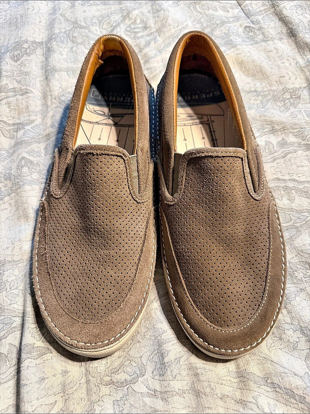 Sperry C13-CH771 Men's Leather Boat Shoes US 10 D